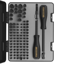 Wheeler Professional Screwdriver Set 100-Piece Black S2 Tool Steel — view 2