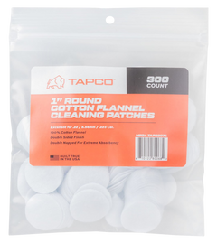 Tapco Round Patches .22-.270 Cal 1" Cotton 300 CT — view 2