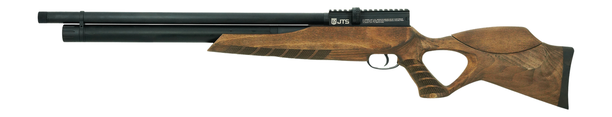 JTS Airacuda Max .22 Cal 18" 10-Shot PCP Air Rifle - Wood Stock — view 2