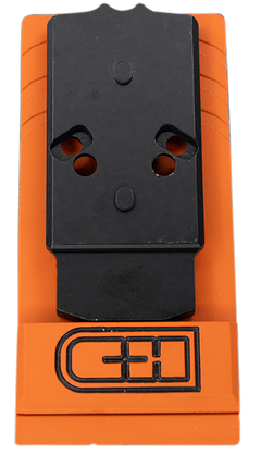 C&H Precision SGXRSHGDT Sig P320 Legion (M17/M18) Optic Mount Plate - Trijicon/Holosun Footprint - Black Anodized — view 2