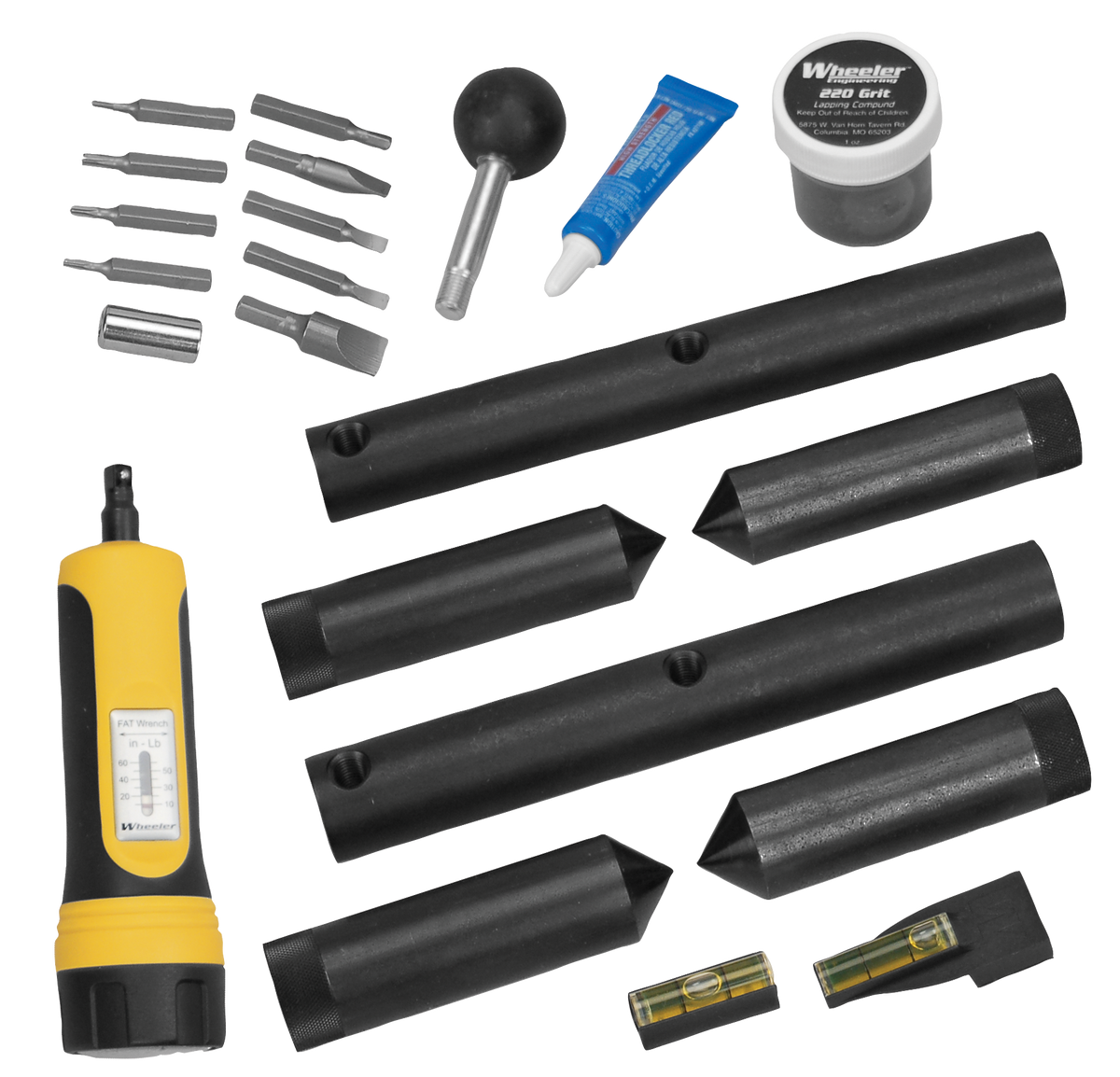 Wheeler Scope Mounting Kit Combo 1in/30mm Black Metal — view 2