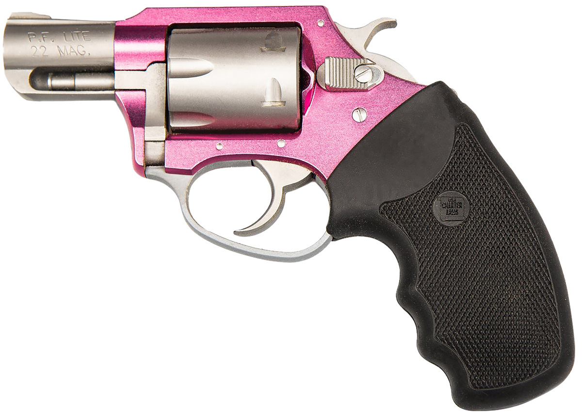 Charter Arms Pathfinder Pink Lady 22 WMR 2" 8rd SAO Revolver - Pink/SS — view 2