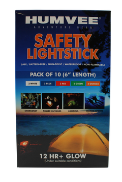 Humvee Accessories Light Stick Family Pack Multi-Color 6" 10-Pack — view 2