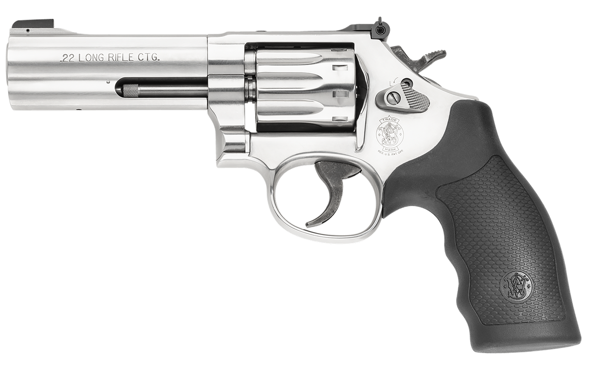 Smith & Wesson 617 K-Frame 22 LR 4" 10-Rd DA/SA Stainless Revolver — view 2