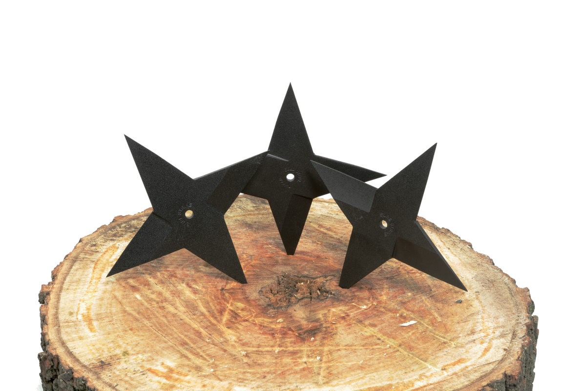 Cold Steel Sure Strike Medium 5.3" Carbon Steel Throwing Star 3-Pack — view 2