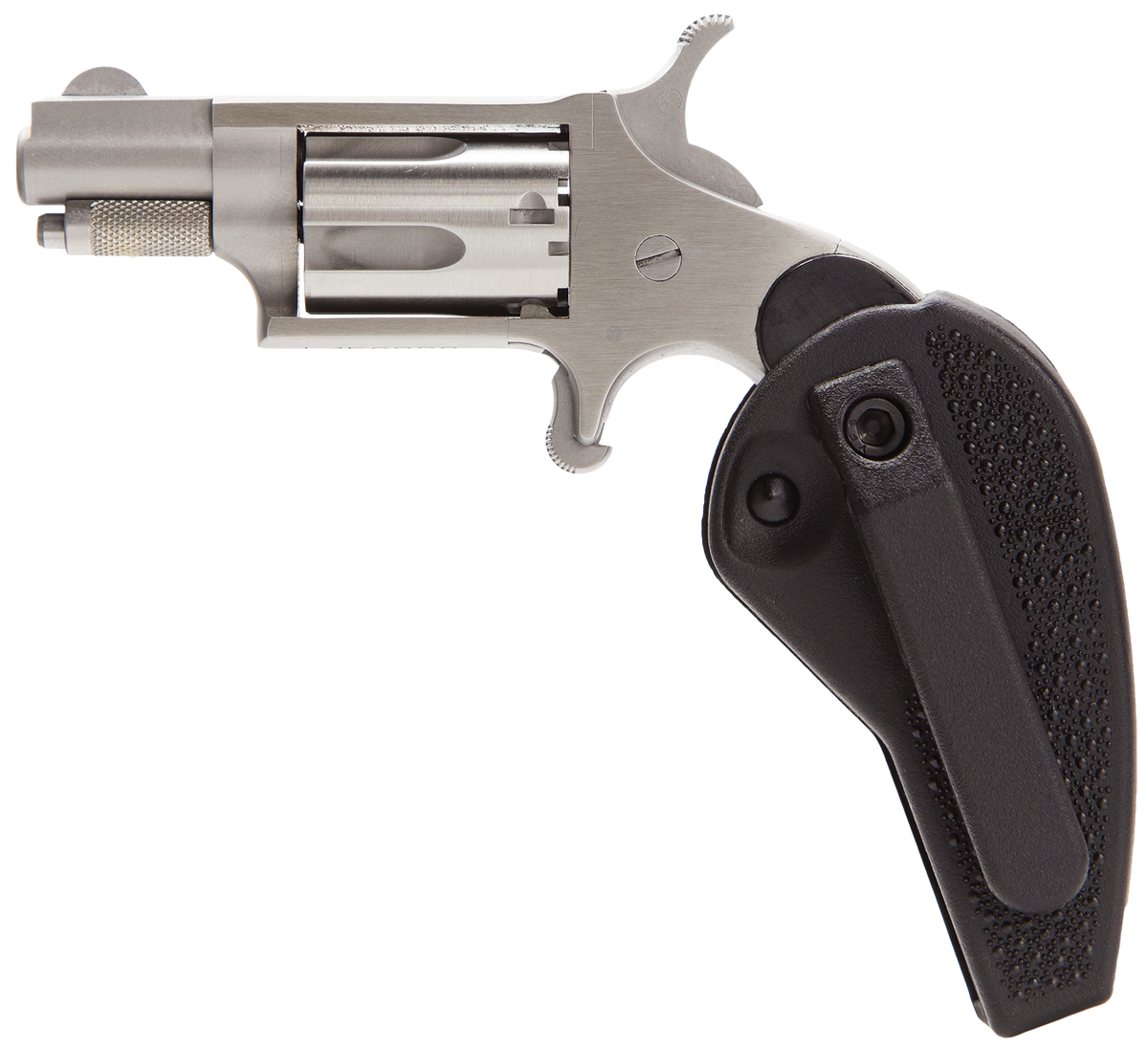 North American Arms 22LRHG Mini-Revolver 22 LR 1.13" 5-Shot SAO Revolver - Black Synthetic Holster Grip — view 2