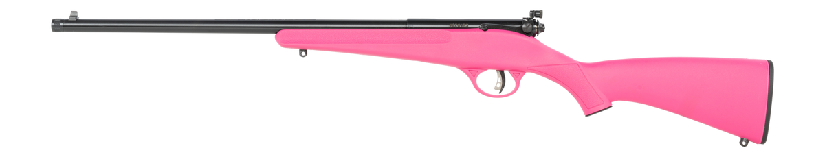 Savage Rascal F-SR 22 LR 16.13" Bolt-Action Rimfire Rifle - Pink Synthetic Stock — view 2