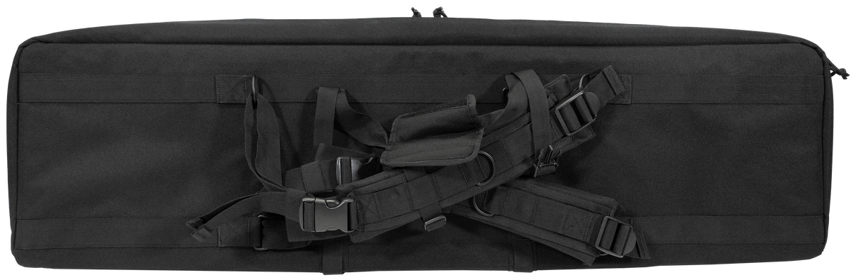 G Outdoors GPS DRC42 Double Rifle Case 42" Black 600D Polyester - Holds 2 Rifles — view 2