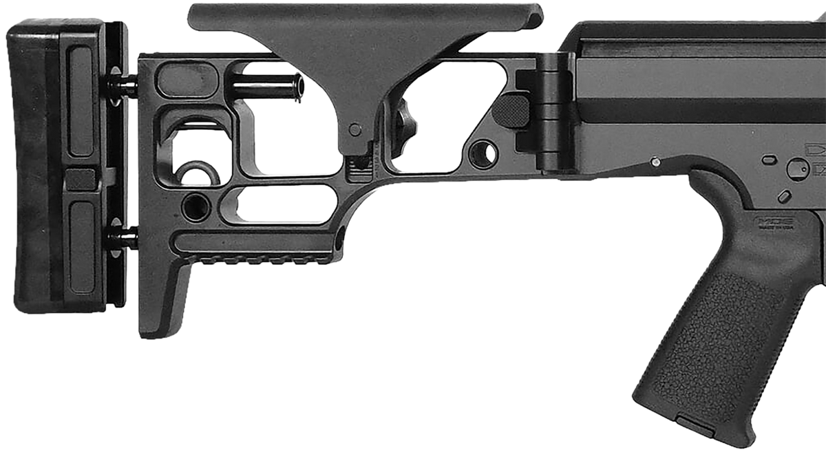 Barrett MRAD 300 Norma Mag 26" 10+1 Bolt Action Rifle - Side Folding Stock - Black — view 2