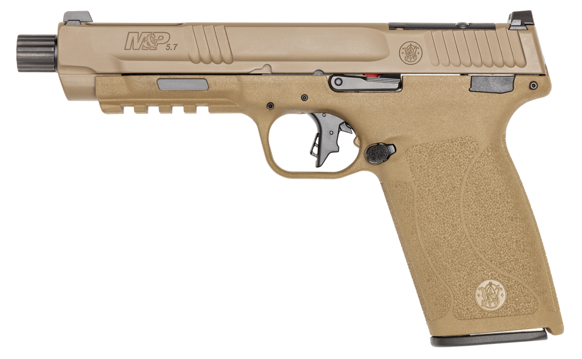 Smith & Wesson M&P 5.7 5.7x28mm 5" 22+1 Semi-Auto Pistol - FDE — view 2