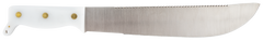 Case Astronaut M-1 Commemorative 11.75" Fixed Machete Plain/Saw High Carbon Steel White Synthetic Handle — view 2