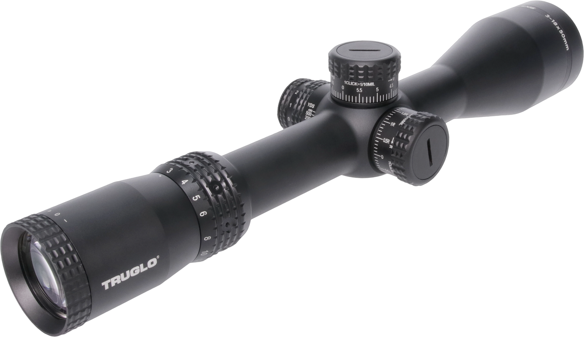 TruGlo TX6 3-18x50mm 30mm Tube FFP Riflescope - Matte Black Anodized — view 2