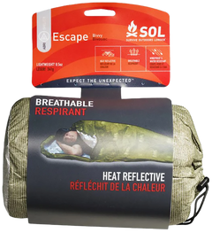 Adventure Medical Kits SOL Escape Bivvy 84" x 31" Waterproof Green with Hood — view 2