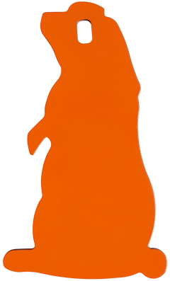 Champion Targets Impact Steel Prairie Dog Rimfire Target Orange — view 2