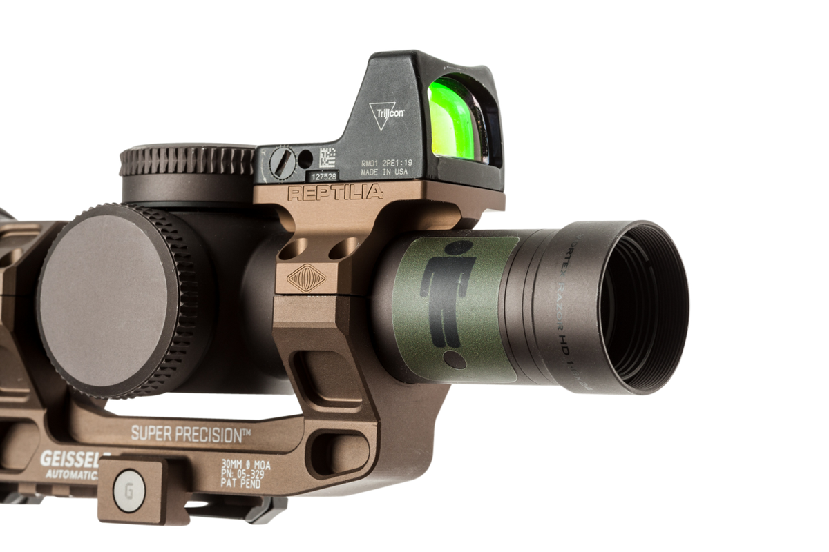 Reptilia ROF-90 30mm Geissele Super Precision Trijicon RMR/SRO Red Dot Mount - Flat Dark Earth Anodized — view 2