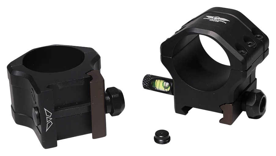 Christensen Arms Tactical PRSR-HD 34mm High Black Anodized Scope Rings - Picatinny — view 2