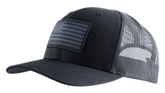 Magpul Industries Standard Patch Trucker Hat Black OSFA - Woven American Flag Patch — view 2