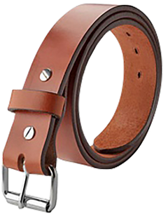 1791 Gunleather BLT-01 Gun Belt Classic Brown Leather 42/46 1.50" Buckle Closure — view 2