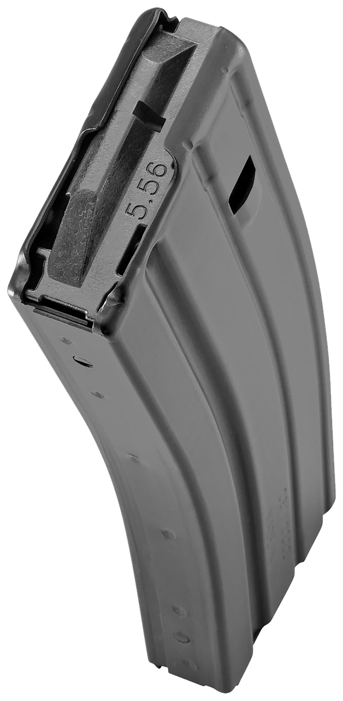 DuraMag Speed AR-15 30rd .223 Rem/.300 Blackout/5.56x45mm NATO Aluminum Magazine - Black w/ Orange Follower — view 2