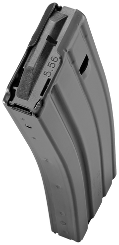 DuraMag Speed AR-15 30rd .223 Rem/.300 Blackout/5.56x45mm NATO Aluminum Magazine - Black w/ Orange Follower — view 2