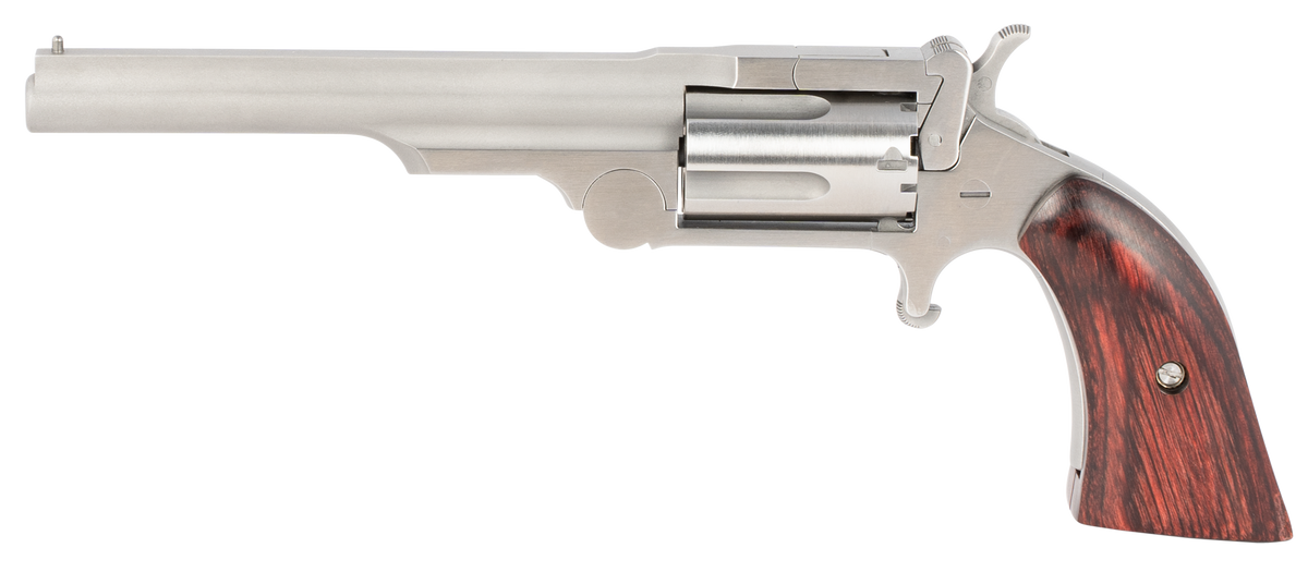 NAA Ranger II 22 WMR 4" 5-Shot SAO Stainless Steel Mini-Revolver — view 2