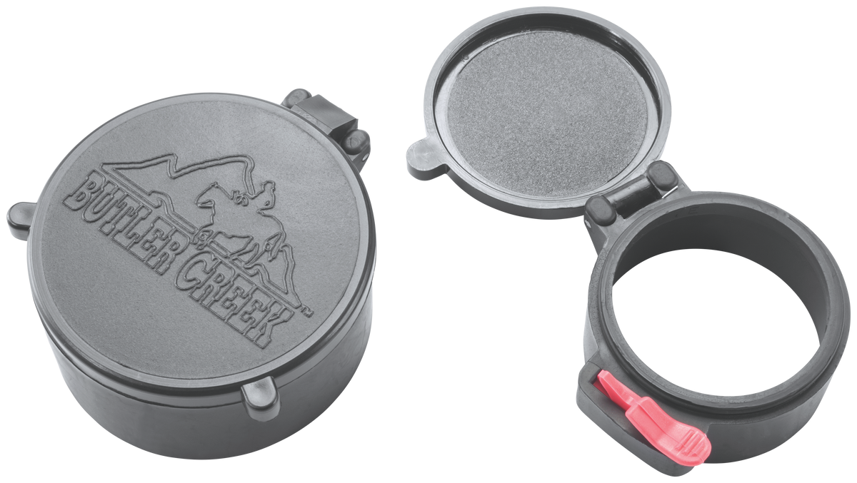 Butler Creek 30400 Flip-Open Objective Scope Cover 57.20mm Size 40 Polymer Black — view 2