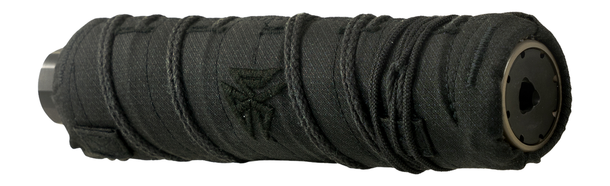 Burn Proof Gear Heavy Suppressor Cover - Polonium K 5.5"x1.6" - Black — view 2