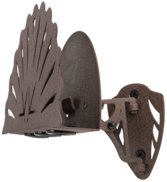 Allen 7238 EZ Mount Turkey Fan Display Wall Mount - Brown Steel — view 2
