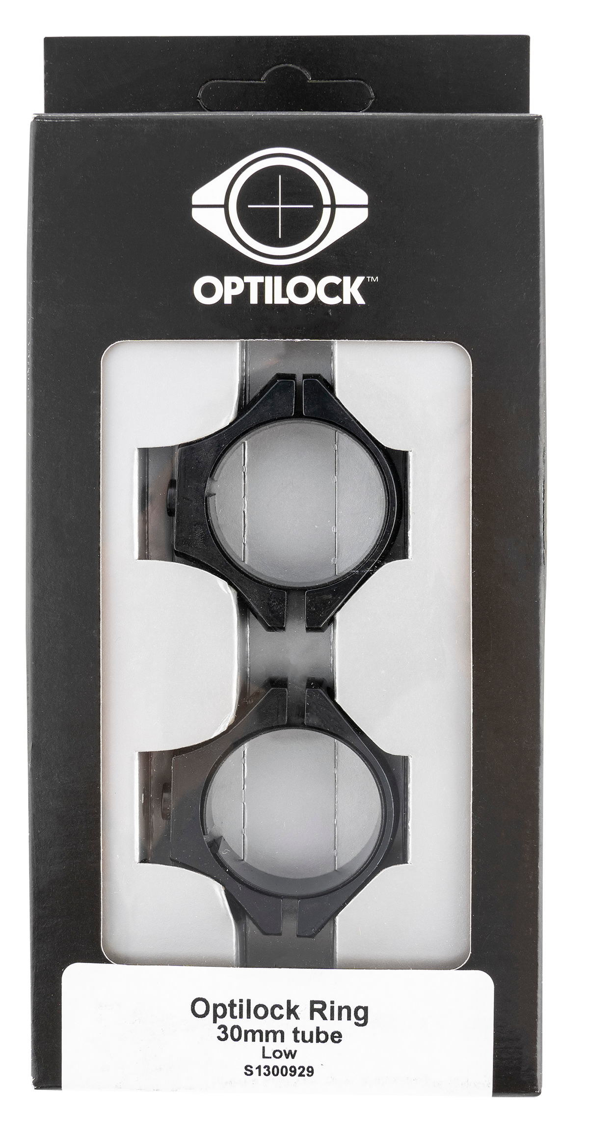Tikka T3 Opti-Lock Rings 30mm Low Blued Steel Scope Ring Set — view 2
