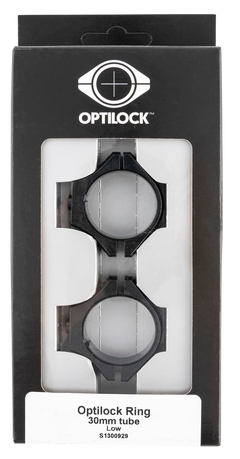 Tikka T3 Opti-Lock Rings 30mm Low Blued Steel Scope Ring Set — view 2