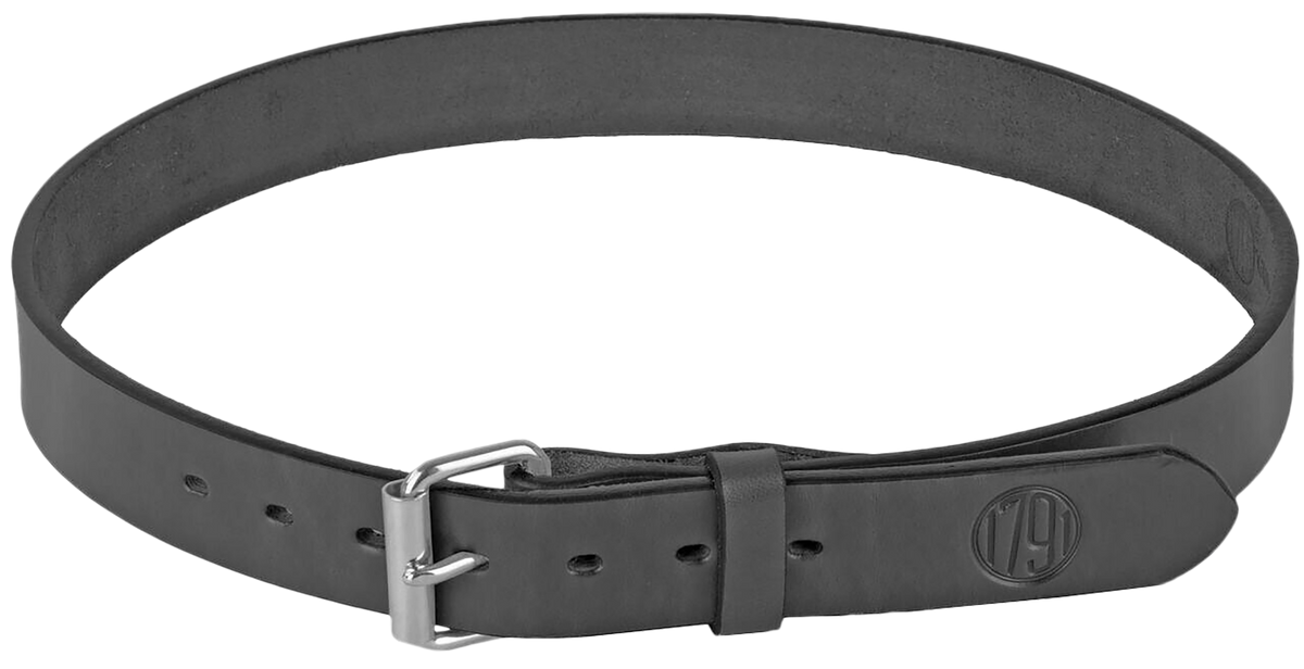 1791 Gunleather BLT-01 Gun Belt Stealth Black Leather 34/38 1.50" — view 2