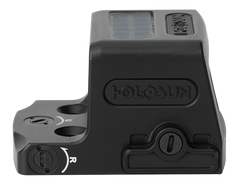 Holosun EPS-RD-MRS 1x 0.63" x 0.91" 2 MOA Red Dot/32 MOA Circle Enclosed Pistol Sight - Black Anodized — view 2