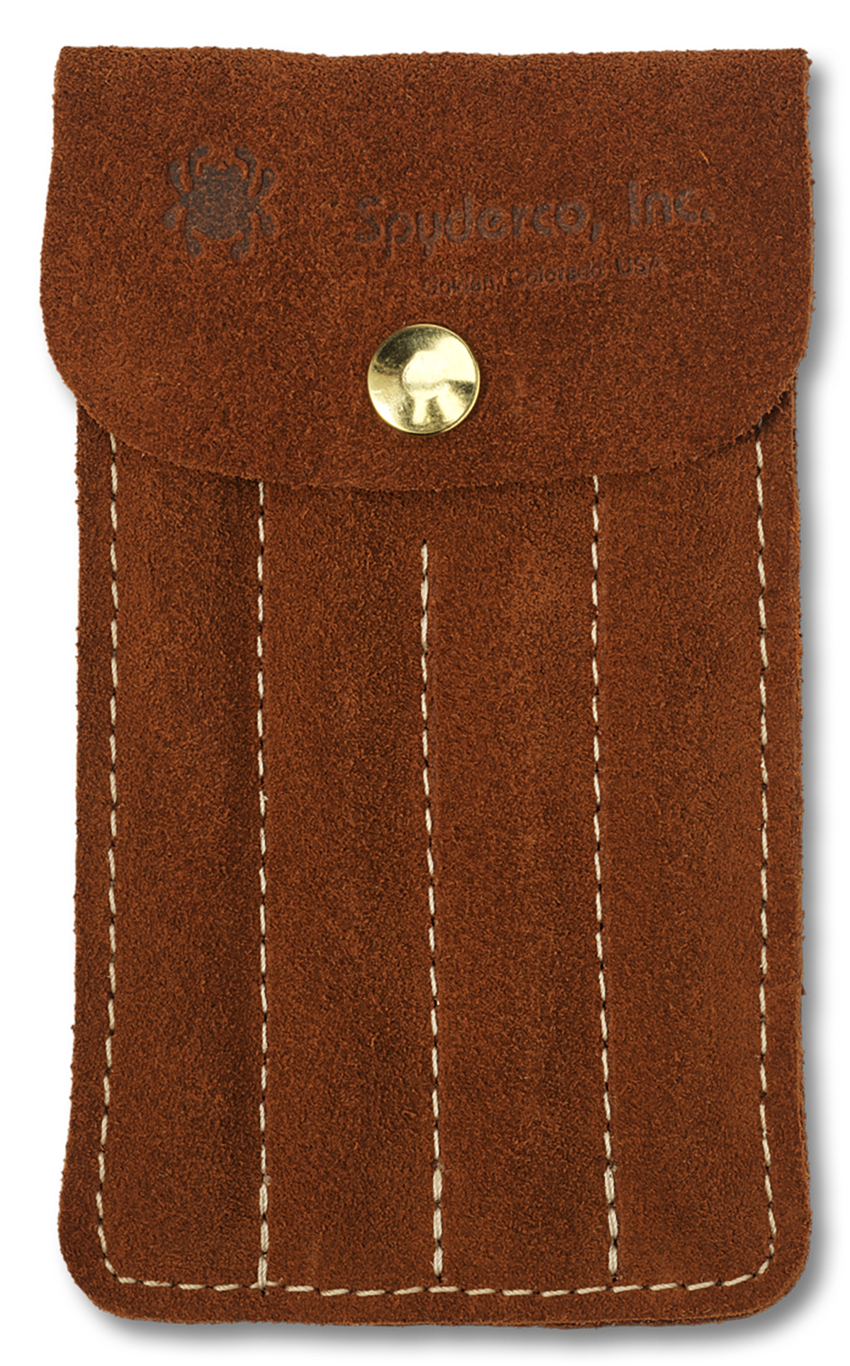 Spyderco 400F Ceramic File Set 5" Fine Grit - Leather Case — view 2