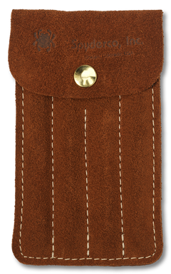 Spyderco 400F Ceramic File Set 5" Fine Grit - Leather Case — view 2