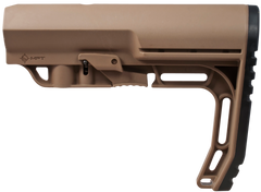 Mission First Tactical BMSSDE Battlelink Minimalist Stock Collapsible Scorched Dark Earth Synthetic for AR-15/M16/M4 - Commercial Tube (Not Included) — view 2