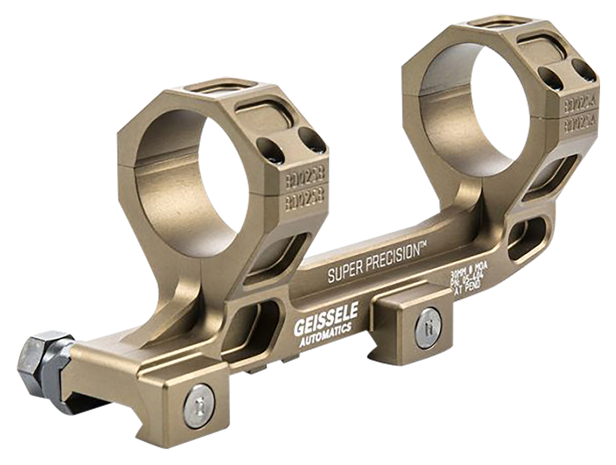 Geissele Automatics AR15 Super Precision 30mm Scope Mount/Ring Combo 5.3" Desert Dirt Color Anodized — view 2