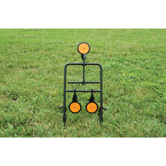 Caldwell 1071002 Resetting Handgun Steel Target 3.5" AR500 Black/Orange — view 2