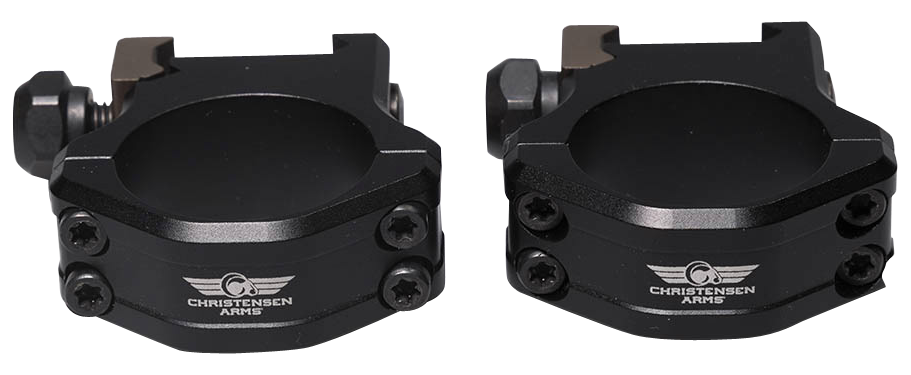 Christensen Arms Ultralight PRSR-X2 30mm High Black Anodized Picatinny Scope Rings — view 2