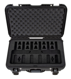 Nanuk 935 6-Up Pistol Case Black Polymer w/ Closed-Cell Foam - 22" x 14" x 9" Interior — view 2