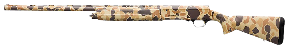 Browning A5 12 Gauge 26" 4+1 Semi-Auto Shotgun - Vintage Tan Camo — view 2