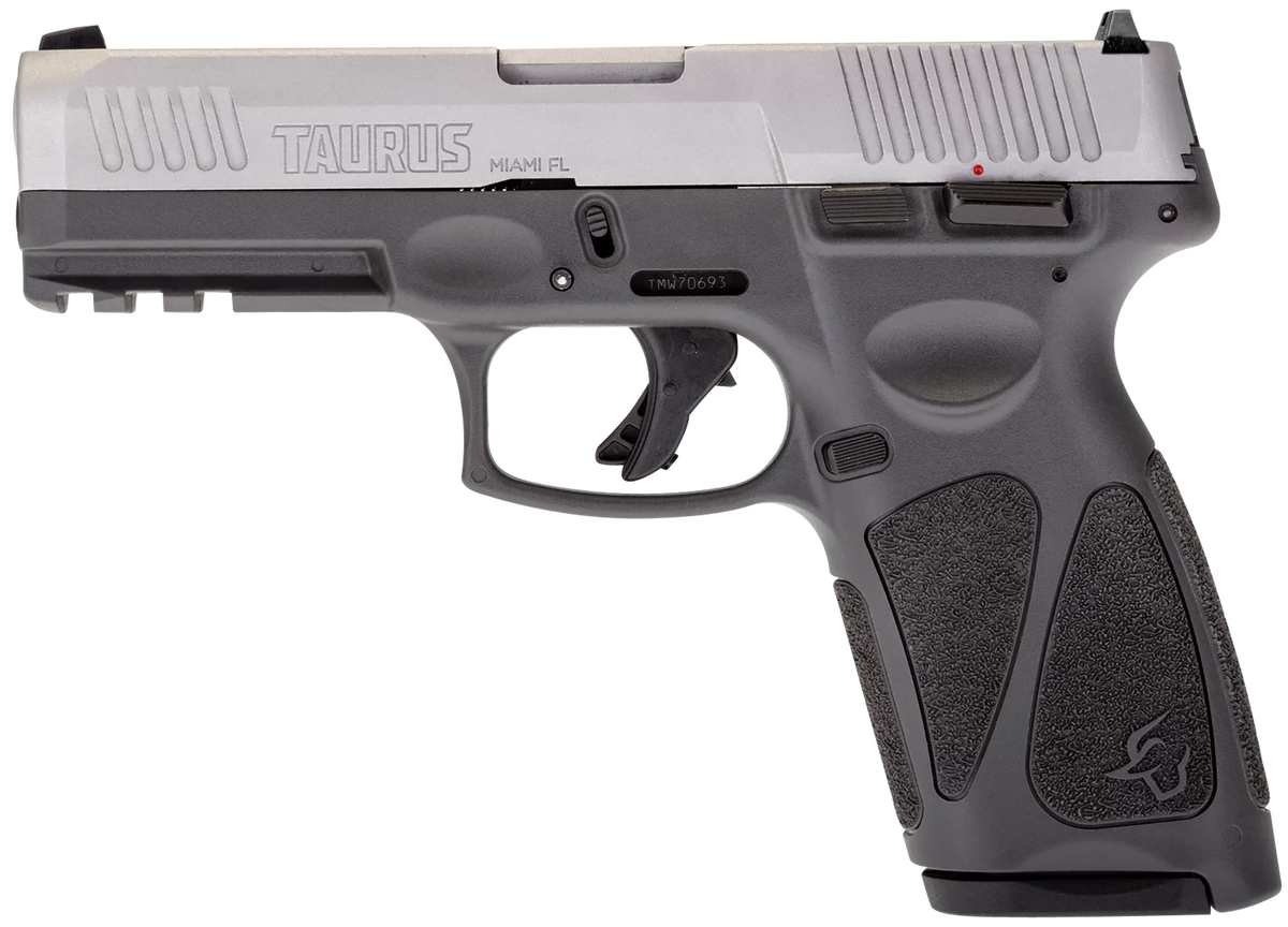Taurus G3 9mm Luger 4" 15+1 SAO Semi-Auto Pistol - Gray Frame, Stainless Slide — view 2