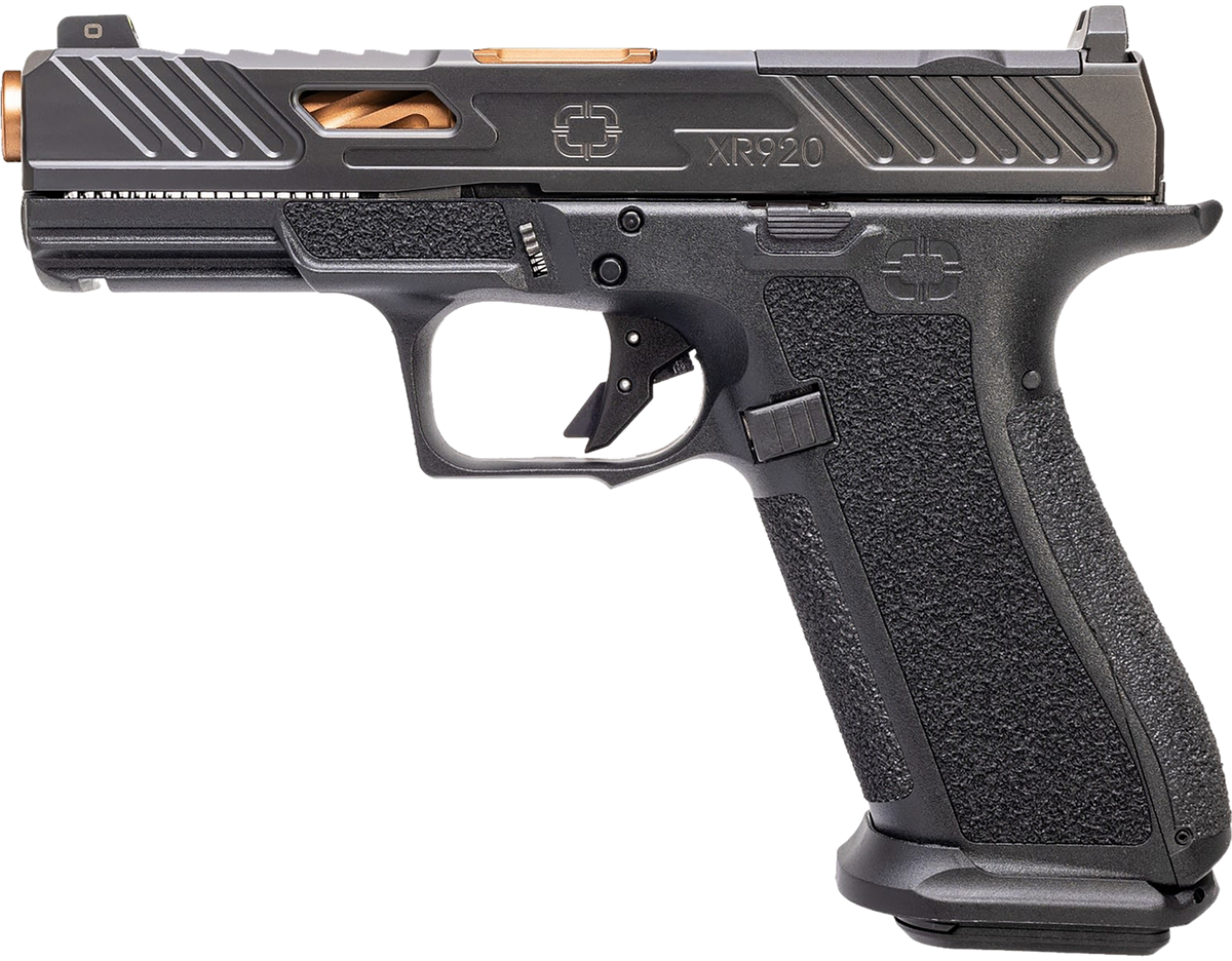 Shadow Systems XR920 Elite 9mm Luger 4" 17+1 Semi-Auto Pistol - Black/Bronze — view 2