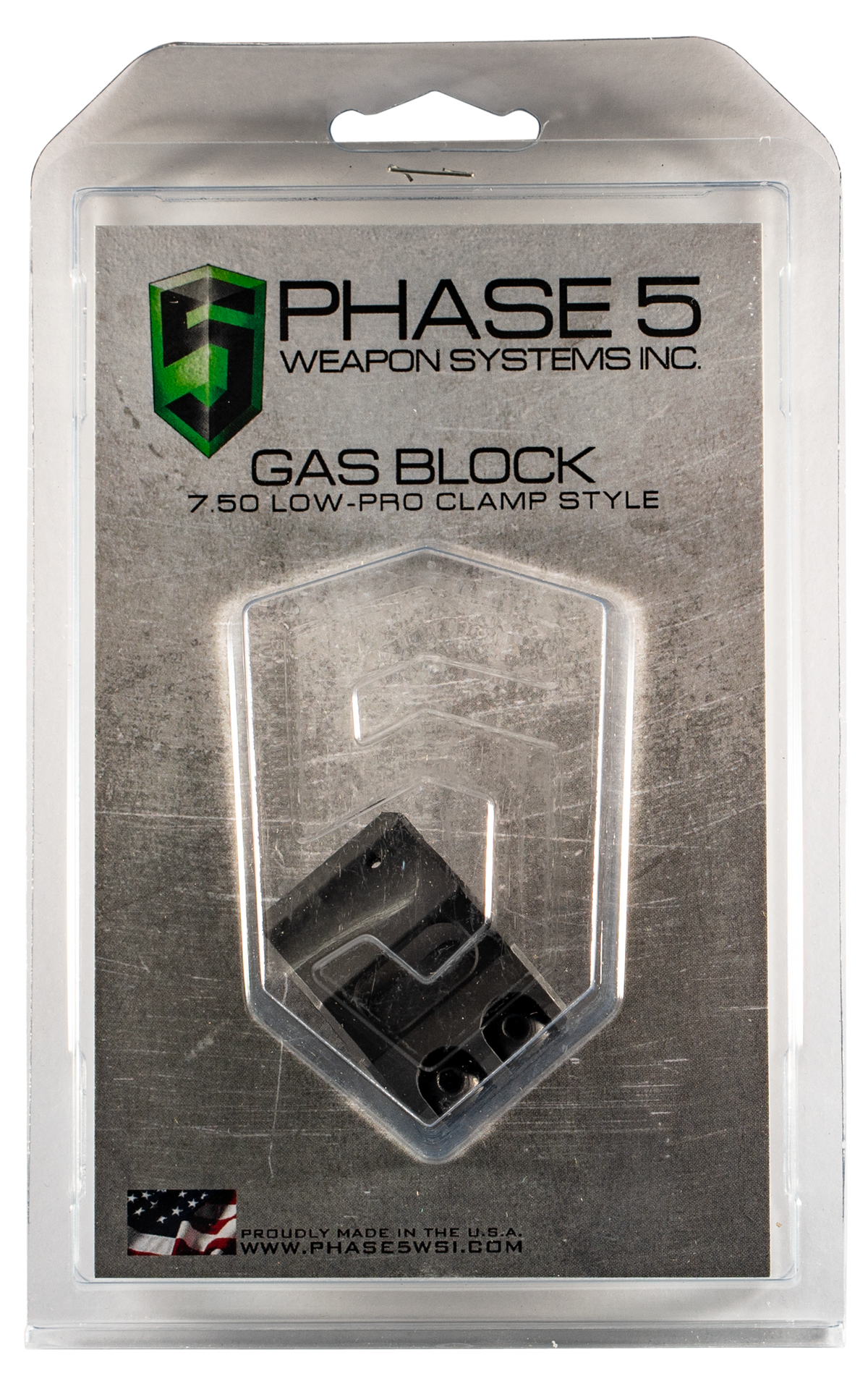 Phase 5 Weapon Systems Lo-Pro Gas Block .750" Clamp Mag Phosphate 4140 Chromoly — view 2