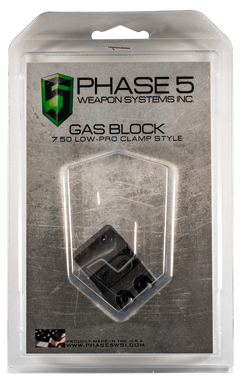 Phase 5 Weapon Systems Lo-Pro Gas Block .750" Clamp Mag Phosphate 4140 Chromoly — view 2