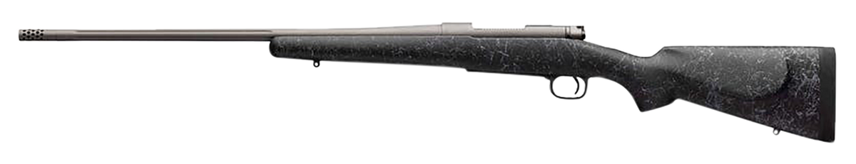 Winchester Model 70 Extreme 6.5 Creedmoor 22" 4+1 Bolt Action Rifle - Tungsten Cerakote / Bell & Carlson Stock — view 2
