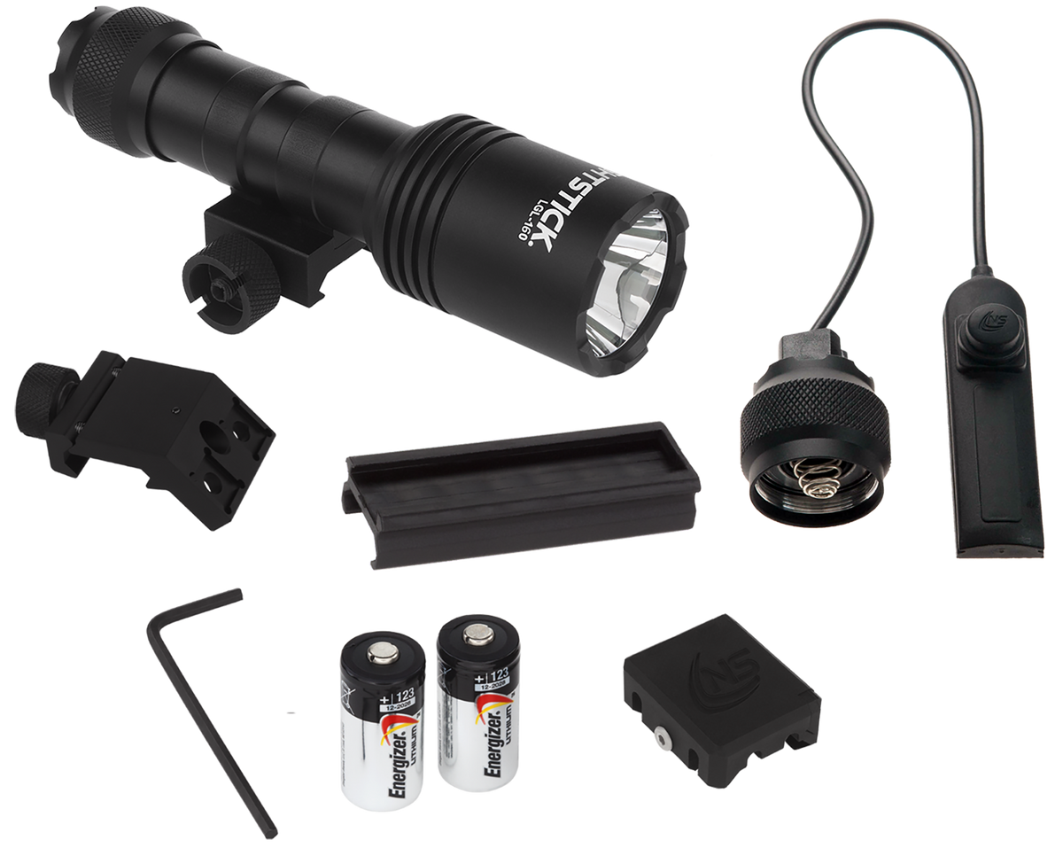 Bayco Nightstick LGL-160 Full Size Long Gun Light Kit 1100 Lumens LED Black Anodized — view 2