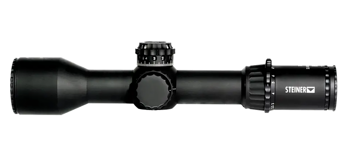 Steiner T6Xi 2.5-15x50mm 34mm Tube Illuminated SCR Mil Reticle FFP Riflescope — view 2
