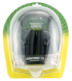 Howard Leight Leightning L3 30 dB NRR Over the Head Black Passive Earmuff — view 2