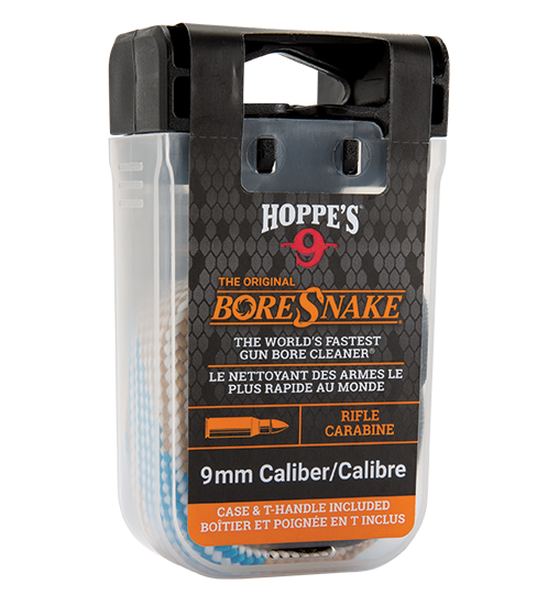 Hoppes BoreSnake Den 9mm Rifle Bore Cleaner Rope - Bronze Brush — view 2