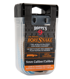 Hoppes BoreSnake Den 9mm Rifle Bore Cleaner Rope - Bronze Brush — view 2